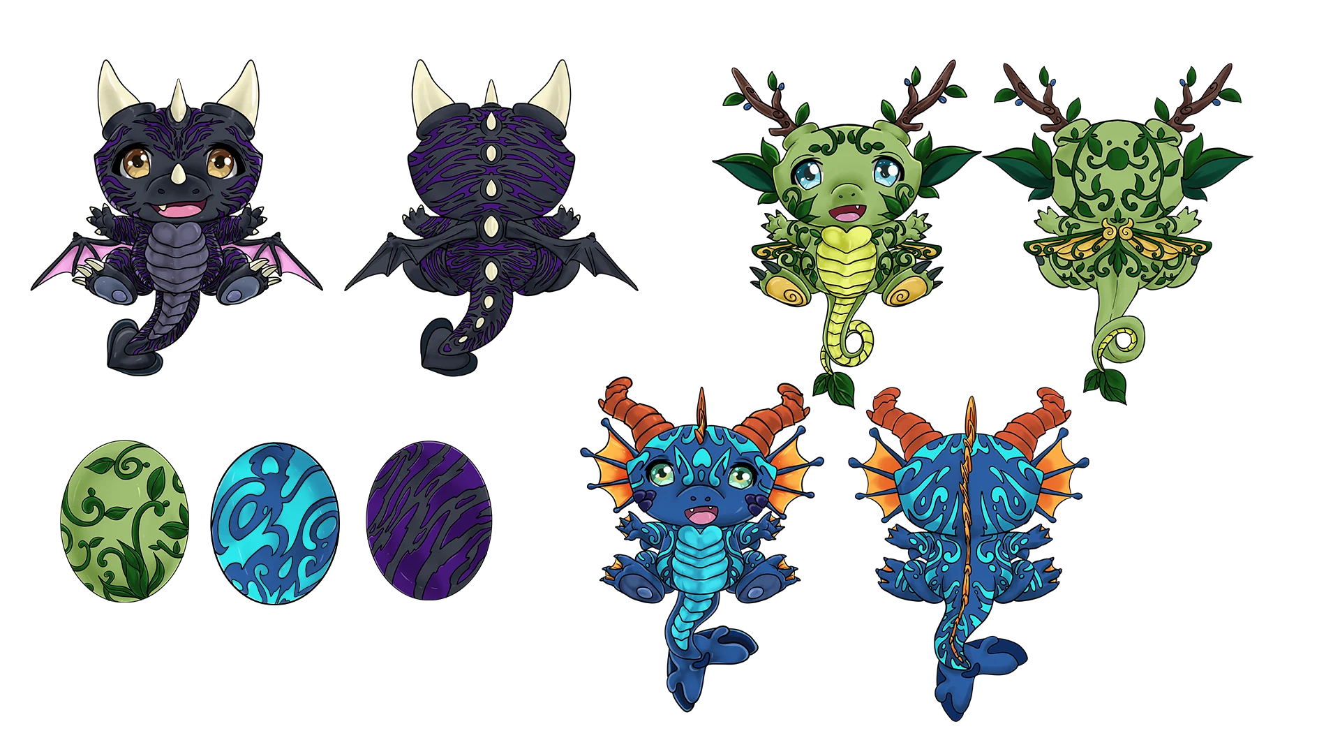 Artwork from The Tiny Dragon Series (2022-2026)