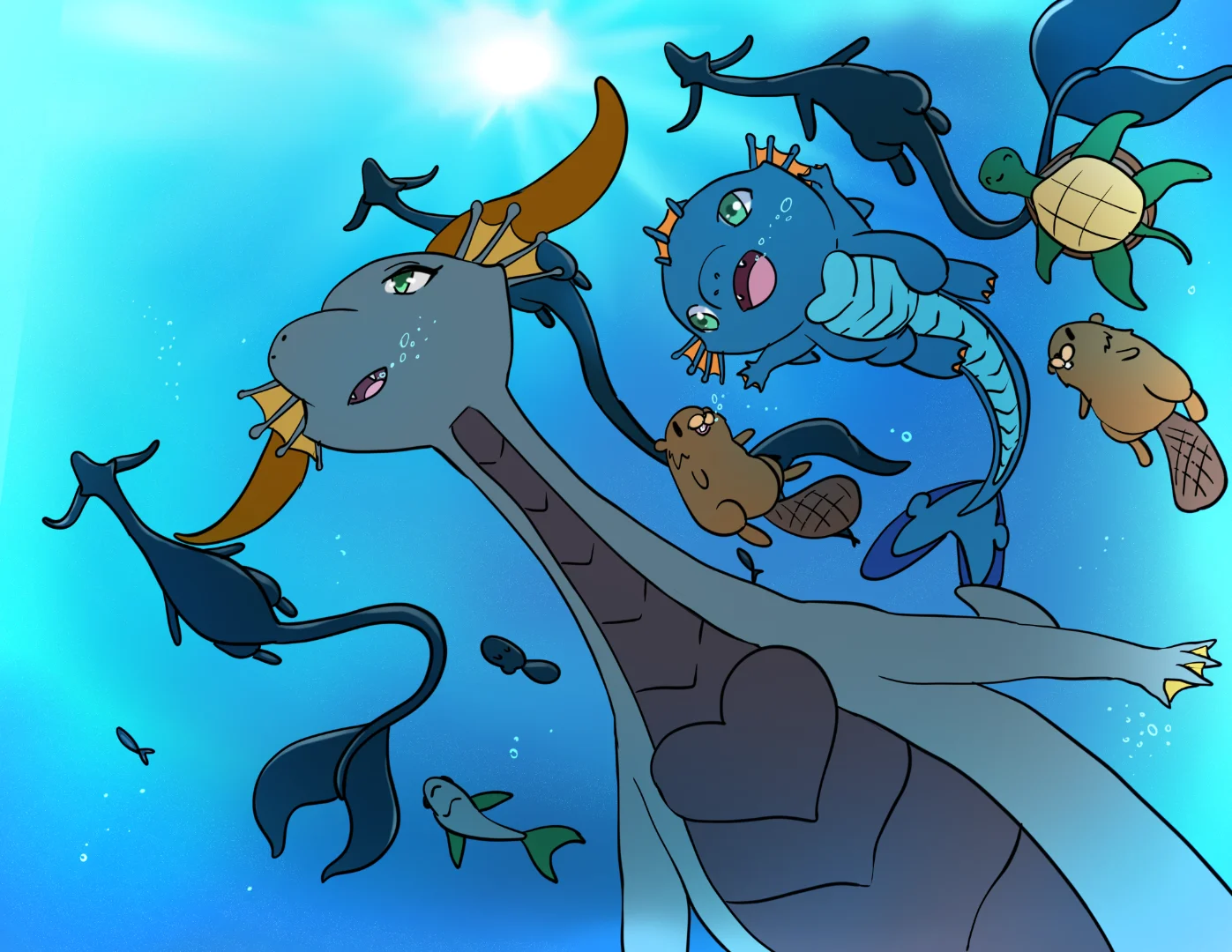 Artwork from The Tiny Dragon Series (2022-2026)