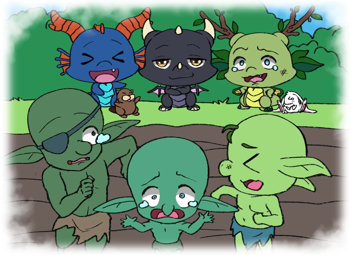 Artwork from The Tiny Dragon Series (2022-2026)