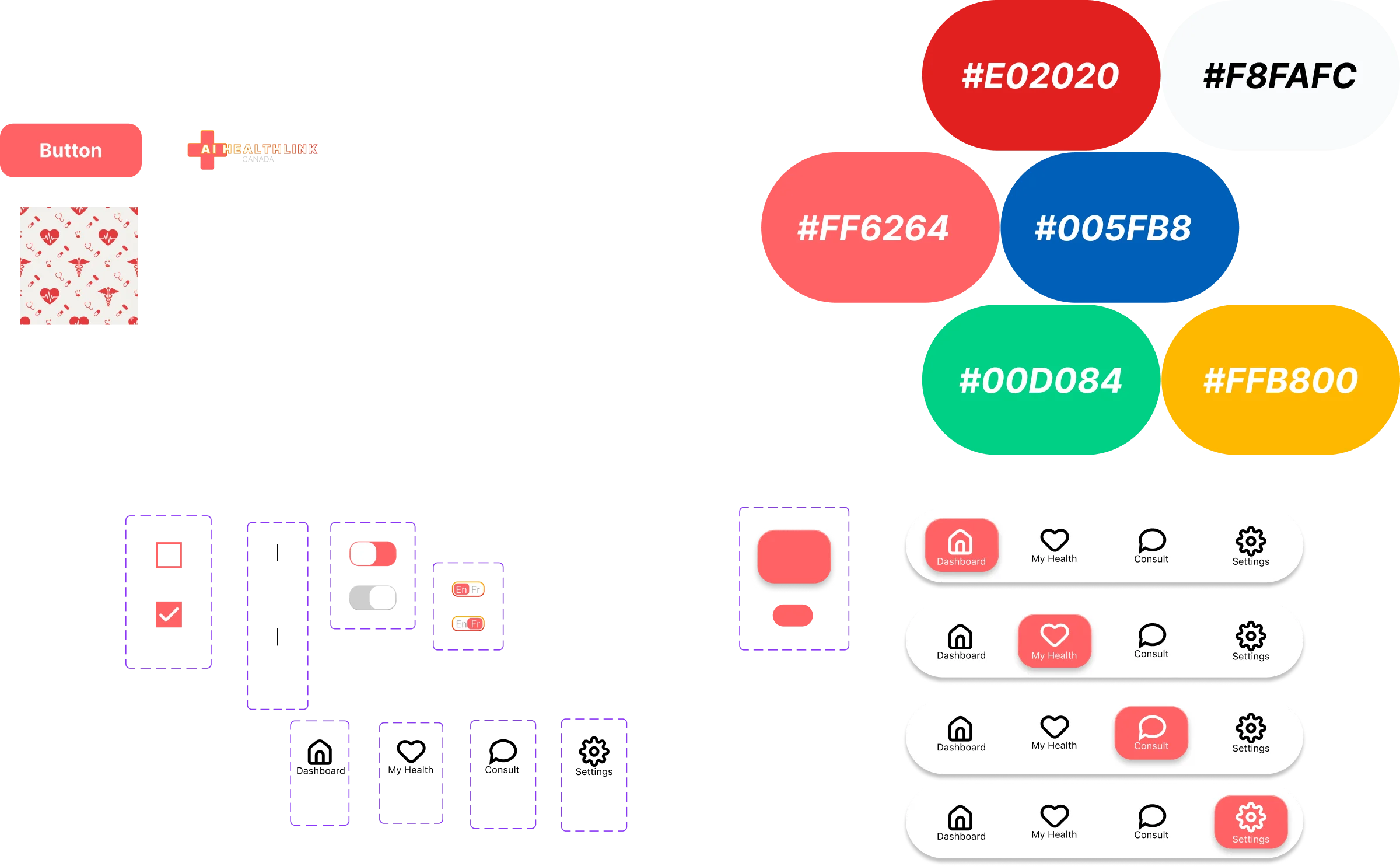 Shared component and color