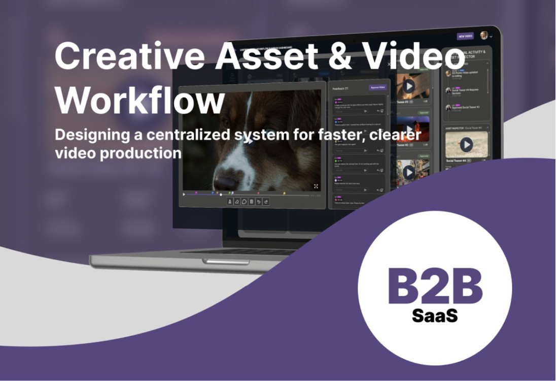 Creative Asset & Video Workflow case study cover